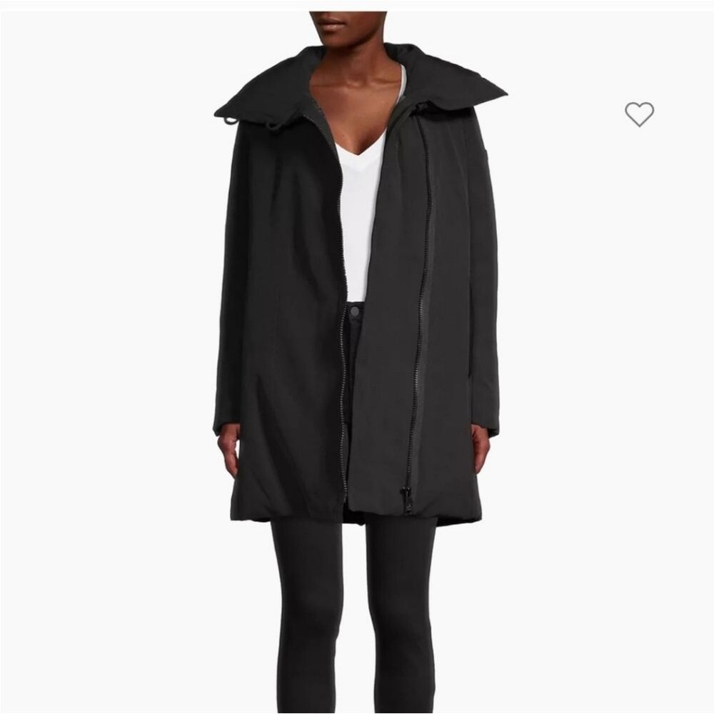 NWT / Sam Edelman / Asymmetrical Faux Fur Parka / XL / $200 retail.